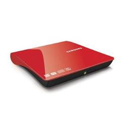 DVD RW SAMSUNG externí mechanika SE-208AB, slim, červená