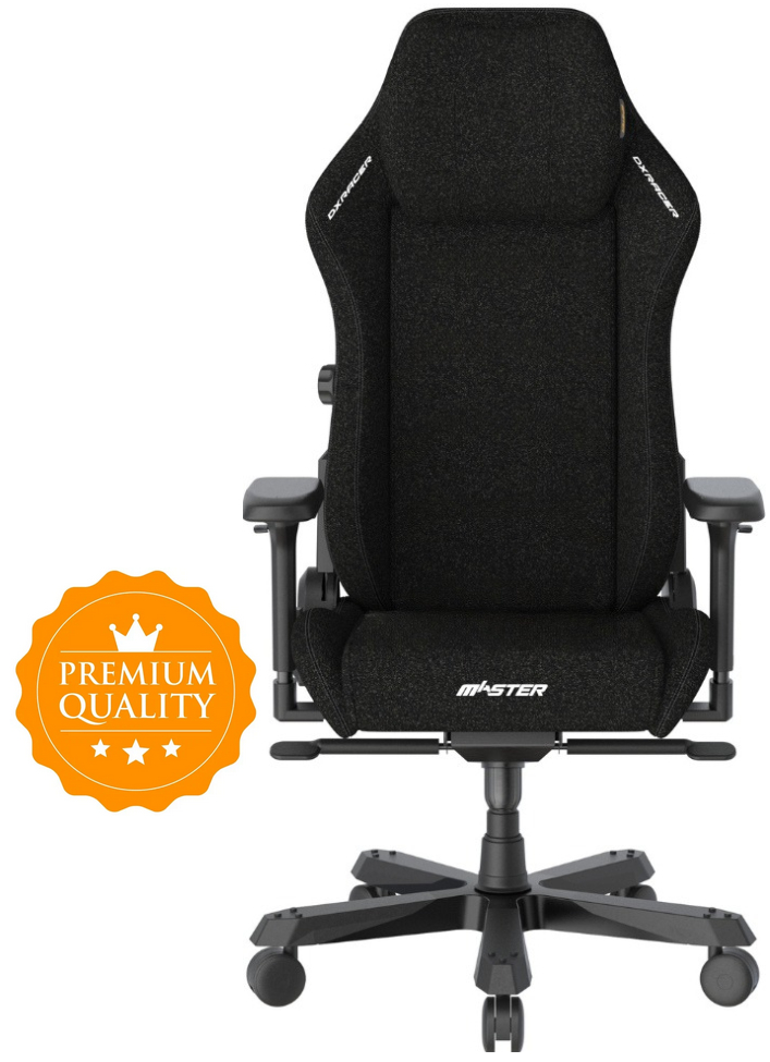 DXRacer Master, tmavě šedá, látková