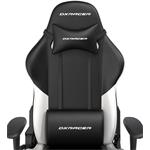 DXRacer Prince, černo-bílá, koženka