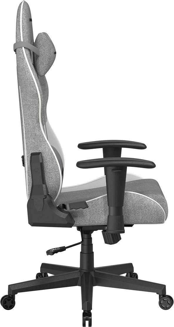 DXRacer Prince, šedo-bílá, látková