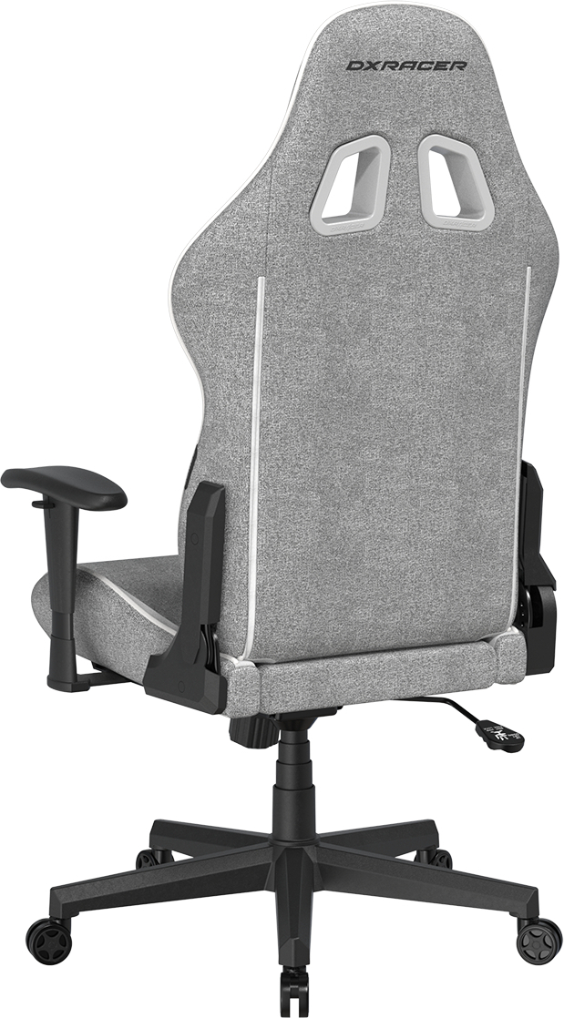 DXRacer Prince, šedo-bílá, látková