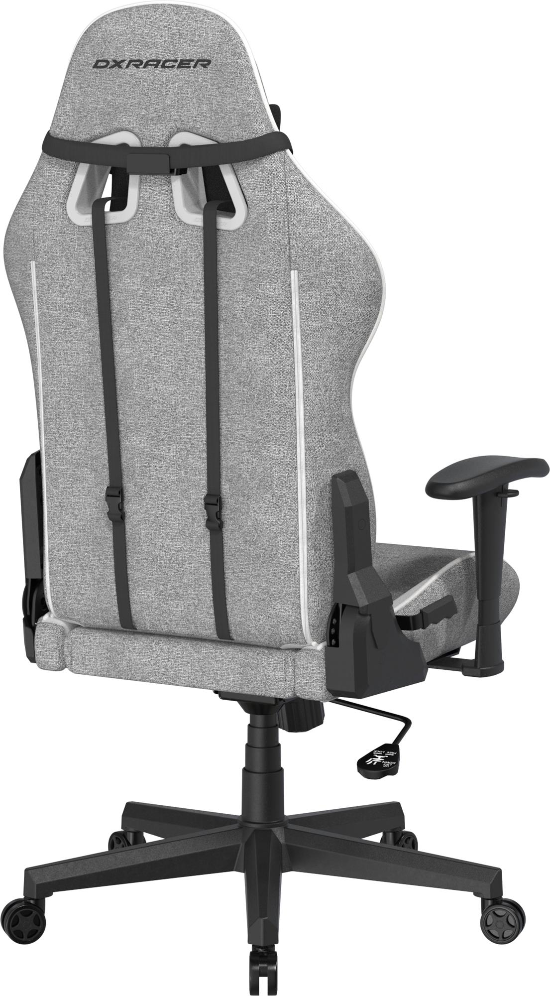 DXRacer Prince, šedo-bílá, látková