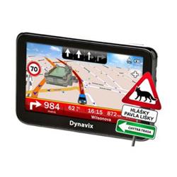 DYNAVIX NANO navigace Evropa TMC, 43 států EU/4,3"/BT/RDS/FM vysílač+aktivní držák