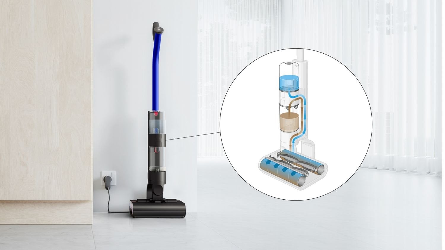 Dyson Wash G1, modrý/černý