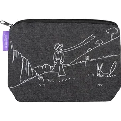 Džínový penál etue Malý princ (Le Petit Prince) - Black