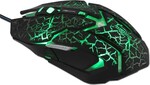 E-blue Auroza Gaming Myš drátová, černá, 4000DPI, e-box