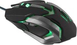 E-blue Auroza Gaming Myš drátová, černá, 4000DPI