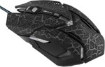 E-blue Auroza Gaming Myš drátová, černá, 4000DPI