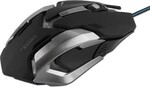 E-blue Auroza Gaming Myš drátová, černá, 4000DPI