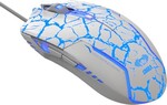 E-blue Cobra Myš drátová, bílo-modrá, 2500DPI, e-box