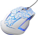 E-blue Mazer Pro Myš drátová, bílo-modrá, 2500DPI, e-box