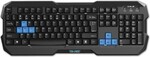 E-blue Polygon klávesnice drátová (USB) US, černá, DOPRODEJ