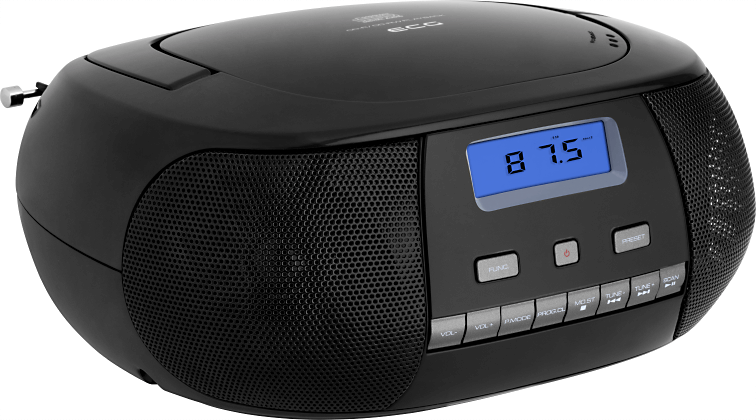 ECG CDR 500 Prenosné rádio s CD čierne