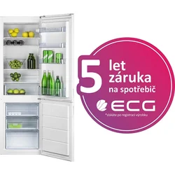 ECG ERB 21701 WE Ledničky s mrazákem dole