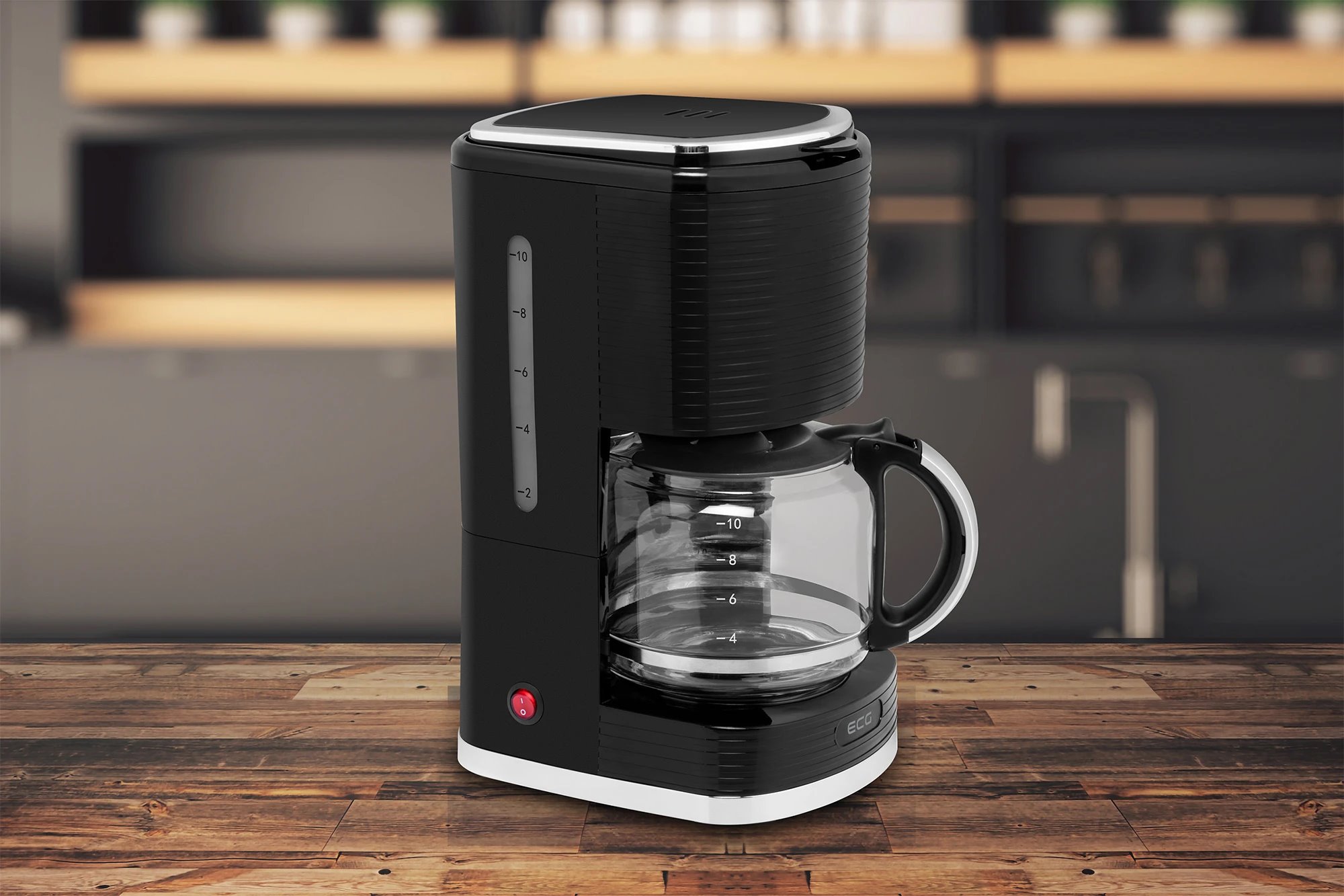 ECG KP 2150, černý/nerez