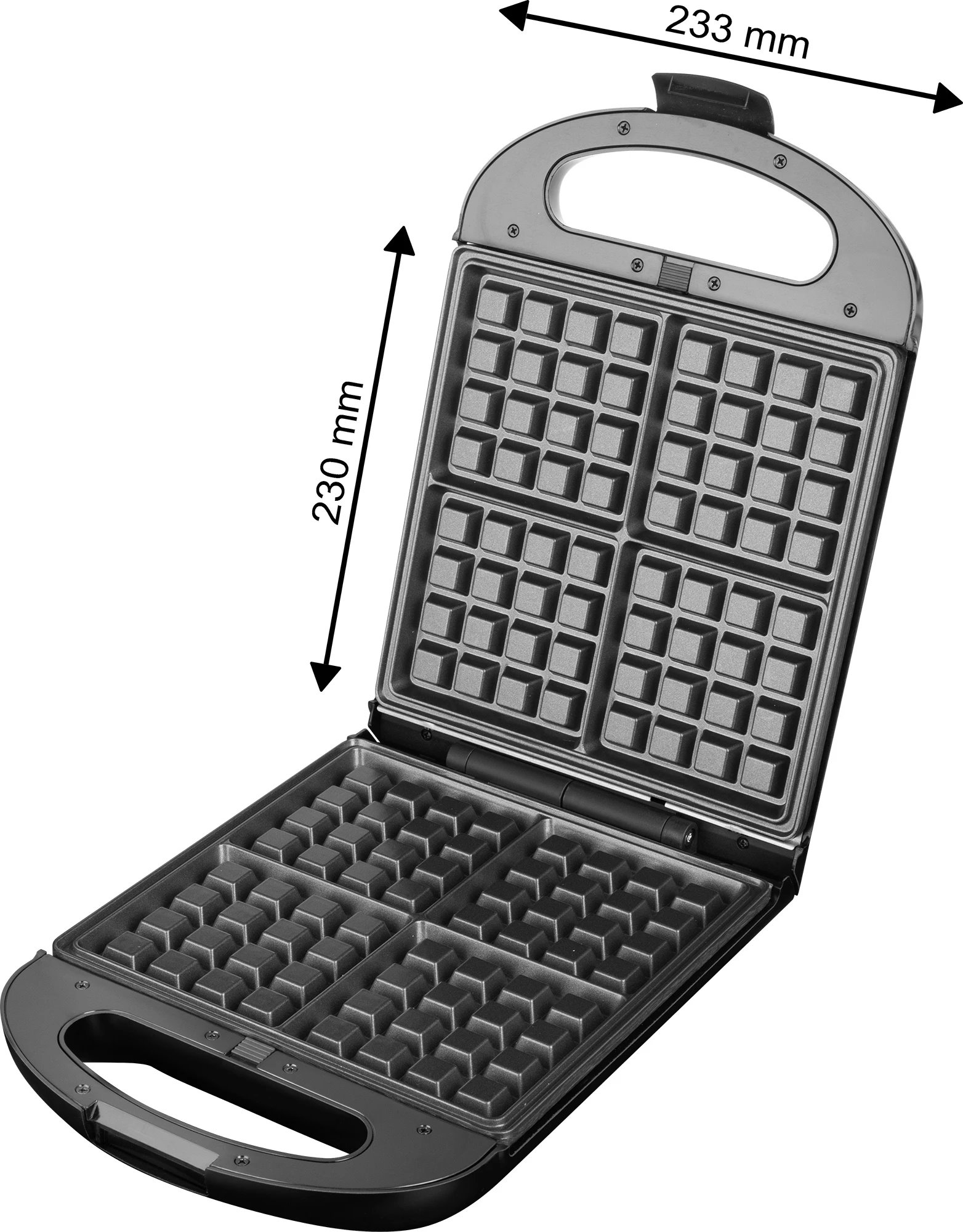 ECG S 4310 QUATTRE, černý/stříbrný