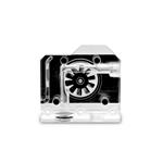 EK Water Blocks indikátor průtoku Scalar Bottom-To-Top D-RGB - nikl