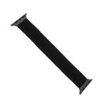 Elastický nylonový řemínek FIXED Nylon Strap pro Apple Watch 38/40/41mm, velikost L, černý
