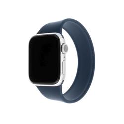 Elastický silikonový řemínek FIXED Silicone Strap pro Apple Watch 38/40/41mm, velikost L, modrý