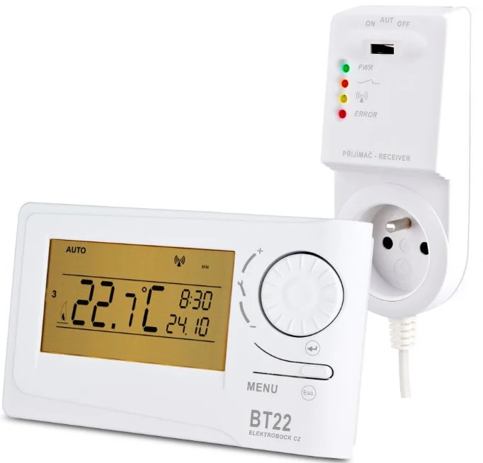 ELEKTROBOCK bezdrátový prostorový termostat BT22