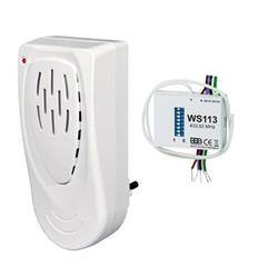 ELEKTROBOCK bezdrátový zvonek-230V AC se samoučením kódu BZ8-113