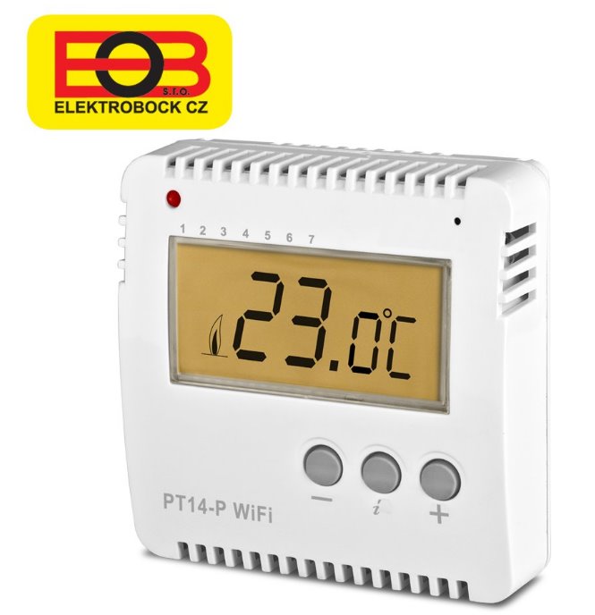 ELEKTROBOCK programovatelný Wi-Fi termostat PT14-P WiFi
