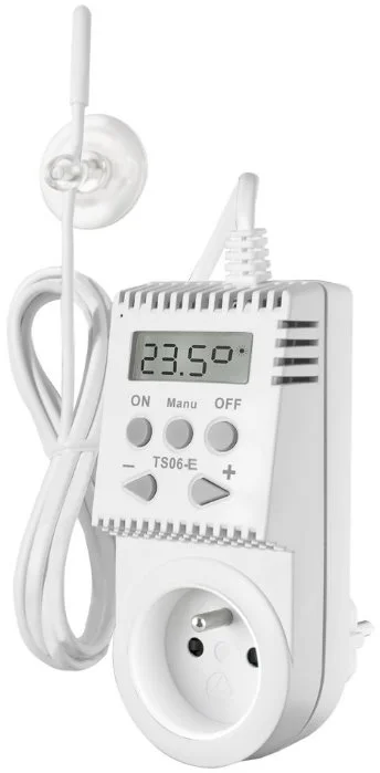 ELEKTROBOCK teplotně spínací zásuvka TS06-E