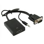 Elektronický prevodník PremiumCord VGA+audio na HDMI FULL HD 1080p
