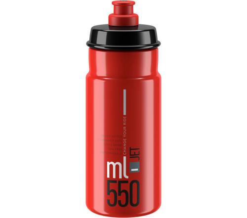 ELITE láhev JET 23' červená/šedé logo, 550 ml