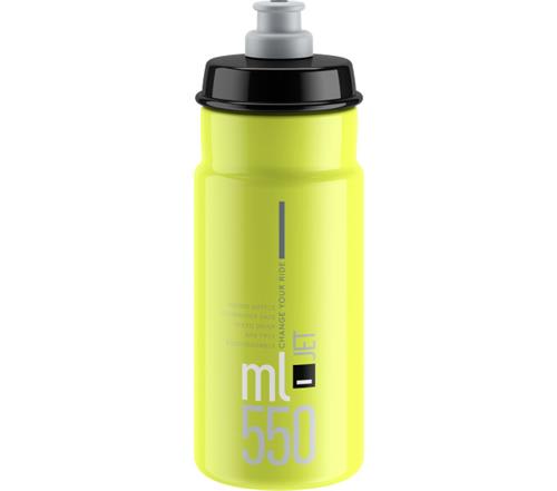 ELITE láhev JET 23' žlutá fluo/černé logo, 550 ml
