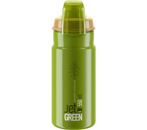 ELITE láhev JET GREEN 22' PLUS bílé logo 550 ml