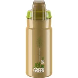 ELITE láhev JET GREEN 22' PLUS hnědá/bílé logo 550 ml