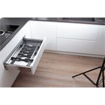 Elletipi Flexo flexibilný príborník R245/S, pre zásuvky 45 cm, nerezová oceľ
