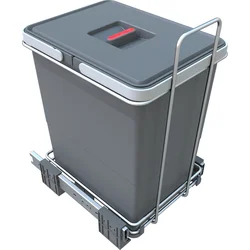 Elletipi Vstavaný odpadkový kôš ECOFIl - výsuvný, s rámom, 18 l