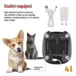 EMOS GoSmart dávkovač krmiva Pet Care, 4 l, čierny, Wi-Fi