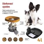 EMOS GoSmart dávkovač krmiva Pet Care s kamerou, 4 l, čierny, Wi-Fi