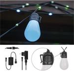EMOS GoSmart LED světelný řetěz – 15× párty žárovky 1555017000