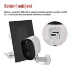 EMOS GoSmart Venkovní bateriová kamera IP-1150 SNAP s WiFi a solárním panelem