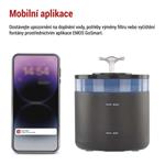 EMOS GoSmart vodní fontána Pet Care, 2,6 l, šedá, Wi-Fi