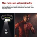 EMOS LED nabíjecí čelovka P3545, 175 lm, 50 m, Li-Pol 800 mAh
