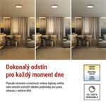 EMOS LED přisazené svítidlo ILVI, kruhové 30W, stmívání+CCT, dřevo