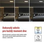 EMOS LED přisazené svítidlo ILVI, kruhové 45W, stmívání+CCT, dřevo