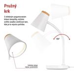 EMOS LED stolní lampa TARA, bílá