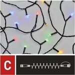 EMOS standard LED spojovací vánoční řetěz, 10 m, venkovní i vnitřní, multicolor