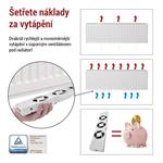 Emos ventilátor pod radiátor MONO, bílý 