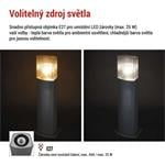EMOS Záhradné stĺpové svietidlo LANA 1554002003