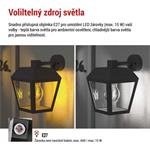 EMOS Zahradní nástěnné svítidlo ADENIA 1554000005