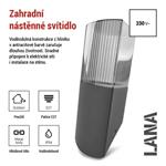 EMOS Zahradní nástěnné svítidlo LANA 1554000014