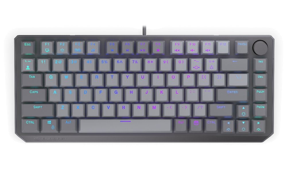 Endorfy mechanická klávesnice Thock V2 75% / drátová / US layout