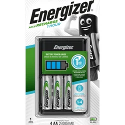 Energizer nabíječka - 1 hodinová + 4AA Extreme 2300 mAh